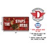 Desperate Enterprises The Buck Stops Here Tin Sign, 16"W x