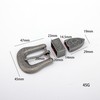 kokungkuan Men's Arabesque Ranger Buckle for Belt, Width 1.0 -
