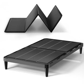 Bunkie Board, Folding Spring Box,76x80'', Large Double Bed 10MM, Bed Support Flat Noodles,Light and Thin, Breathable