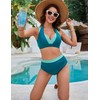 BMJL Women's High Waisted Bikini Sets Tummy Control Swimsuits Two
