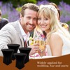 Linyuthia Spandex Cocktail Table Cover Bulk 24 x 43 Inch
