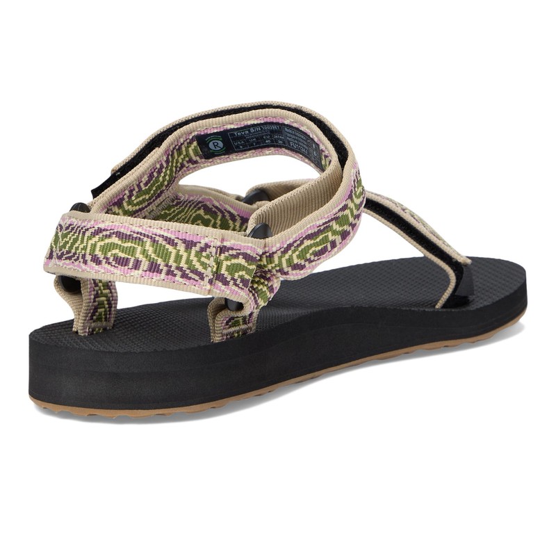 Teva Original - Sandalia universal para mujer, Archive Topo Olive/Berenjena,