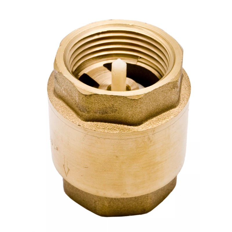 DuraChoice 3/4" Brass In-Line Spring Check Valve - 200WOG