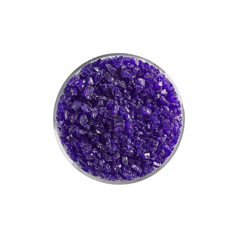 Deep Royal Blue Transparent Glass Frit Coarse Bullseye COE 90