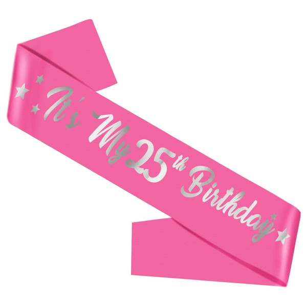 Its My 25th Birthday Sash, 25th Birthday Sash for Girls