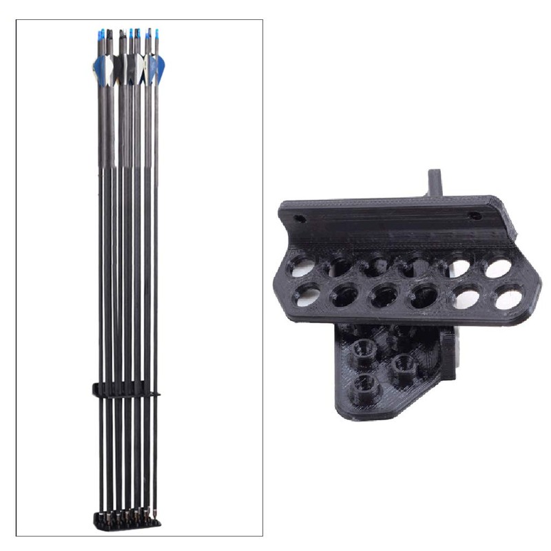 cdhgsh Archery Arrows Wall Mount Recurve Bow and Arrow Rack