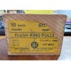 Safe Hardware Vintage NOS Polished New Brass Flush Ring Pull
