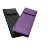 AKSHIDE Genuine Soft Leather Slim Spectacles Case/Glasses Case/Glasses Pouch-Gc0 (Black)