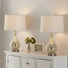 Maxax Glass Table Lamp Set of 2 for Living Room,