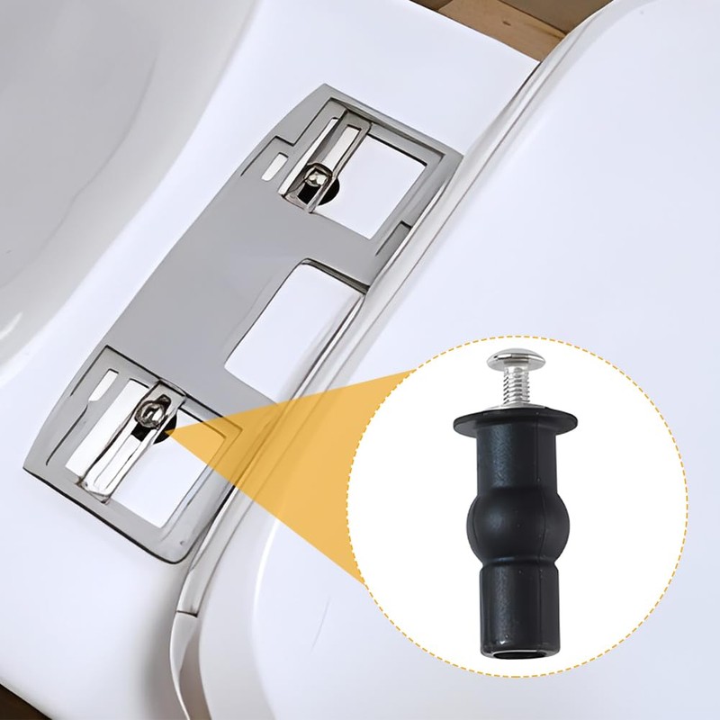 Universal Toilet Seat Blind Hole Fixing Kit - 4pcs Expanding