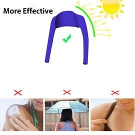 Hairwilly Advanced Anti-UV Cooling Shawl Arm Sleeve Sun Protection for Women/Men Golf & Outdoor Sports Dark Blue