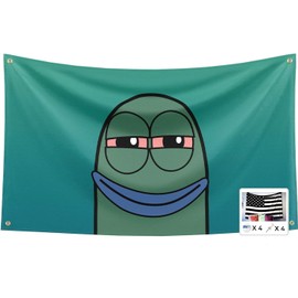 Probsin Baked Flag,3x5 Feet Banner,Funny Poster UV Resistance Fading & Durable Man Cave Wall Flag with Brass Grommets for College Dorm Room Decor,Outdoor,Parties,Gift,Tailgates