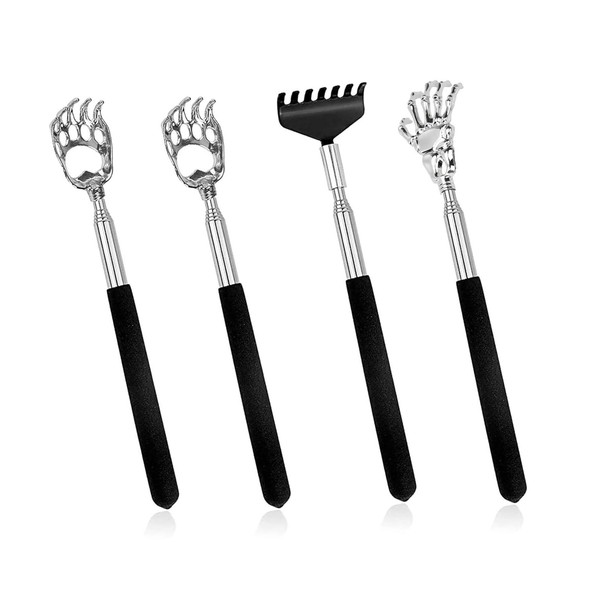 Weenwill Pack of 4 Back Scratcher, Telescopic Scratcher, Back Scratcher,