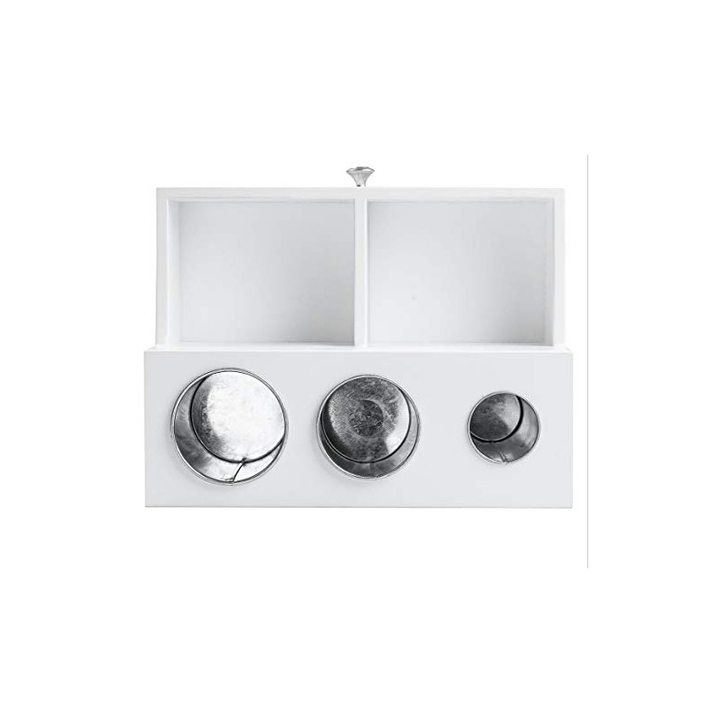 Home Hair Styling Organizer, White