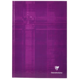 Clairefontaine - Ref 9040C - Hard Cover Notebooks (96 Sheets) - A4 Size, Plain Ruling, 90gsm Brushed Vellum Paper, Laminated Card Cover - Random Colour Cover