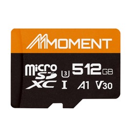 MMOMENT 512GB Micro SDXC Card, A1, V30, UHS-I, U3, Class 10 Compatible, Read Speed Up to 95 MB/s,Write Speed Up to 70MB/s, SD Adapter Included