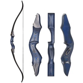 TOPARCHERY Bows 60 inch recurve Bow Wooden Archery Bow Hunting Bows for Adults Longbow-Right Hand Bow for Beginner Training Practice (25 lbs)