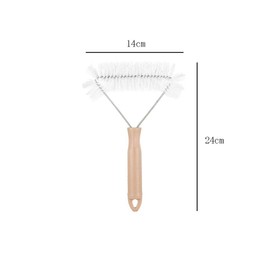 1 Piece Window Screen Cleaning Brush Screen Window Brush Screen Window Cleaning Brush Multifunction Removal Dust Brush Cleaner Brush Window Cleaner Tool, Beige