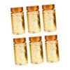 Healeved 6pcs Gold Silver Foil Paper for Nail Case Decoration