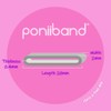 PONIIBAND Premium Hair Elastic Tie Bands Latex-Free (20mm x 2mm