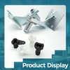 Refrigerator Door Hinges Kit Adjustable, 5303918455, for Frigidaire/Electrolux Refrigerators