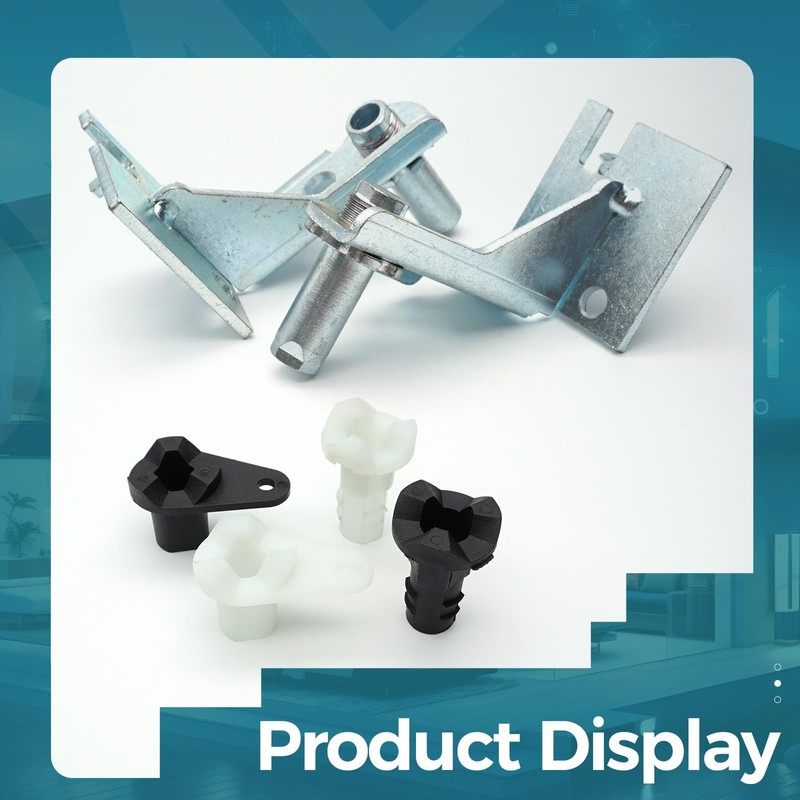 Refrigerator Door Hinges Kit Adjustable, 5303918455, for Frigidaire/Electrolux Refrigerators