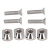 Surfing Accessories Stainless Steel Fin Screw and Plate for Surf