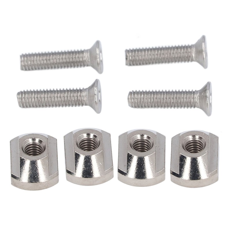 Surfing Accessories Stainless Steel Fin Screw and Plate for Surf