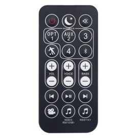 Replaced Remote Control Control Compatible with Polk Audio Magnifi One Magni-fi Sound Bar 1 RE8114-1 RE81141 RE8112-1 RE81121 RTRE81121 RE6915-1 RE69151 RTRE69151 SB1 SB1+ Omni SB1 OMNISB1