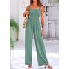 KIRUNDO Womens Jumpsuit 2024 Summer Casual Loose One Piece Overalls