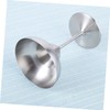 GRIRIW Stainless Steel Wine Goblet Metal Cocktail Cup for Parties