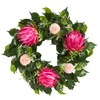 Nearly Natural 24in. Protea Artificial Wreath