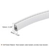 uxcell U Channel Edge Trim, 16.4ft Length Rubber Guard Seal
