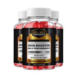 Ironmale 3-Pack Iron Male Confidence Gummies, Iron Booster Gummies for Men - 180 Gummies