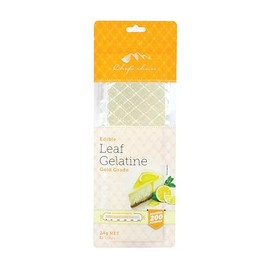 Chef's Choice Gelatine Leaf Sheets Gold, 24 g