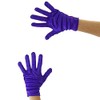 Danzcue Adult Color Flash Gloves - Pair (Deep Purple)