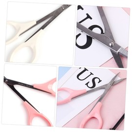 TOVINANNA 2sets High Scissors Eyebrow Trimmer Eyelash Scissors Electric Trimmer Hairdressing 2pcs*2