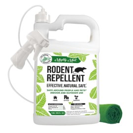 Mighty Mint 1 Gallon Mice Rat Rodent Repellent Spray, All Natural Peppermint Oil