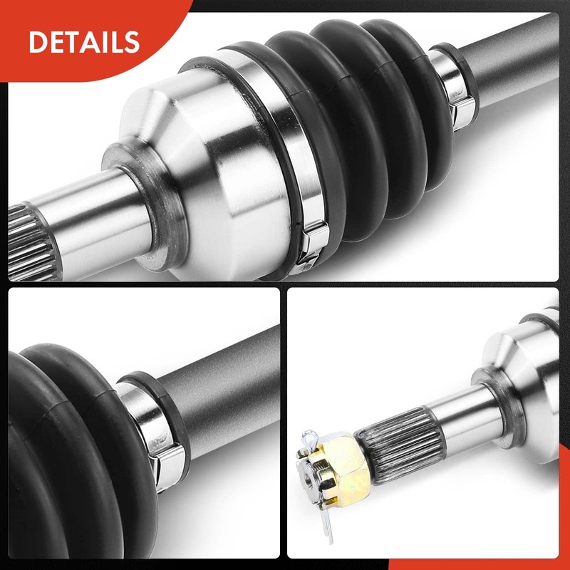 A-Premium Pair (2) Front CV Axle Shaft Assembly Compatible with