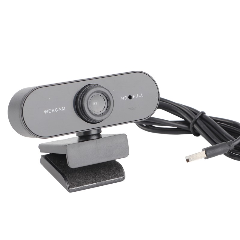 Webcam USB Camera Builtin Microphone Computer Accessory for Live Broadcast