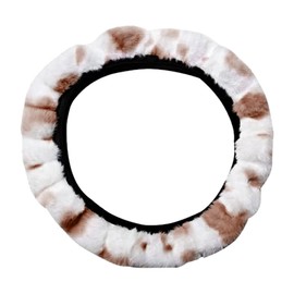 GmeDhc Steering Wheel Cover, Car Plush Steering Wheel Cover, Universal Steering Wheel Cover, Telescopic 36-39 cm, Soft Comfortable Steering Wheel Protector, Non-Slip Steering Wheel Cover for Car