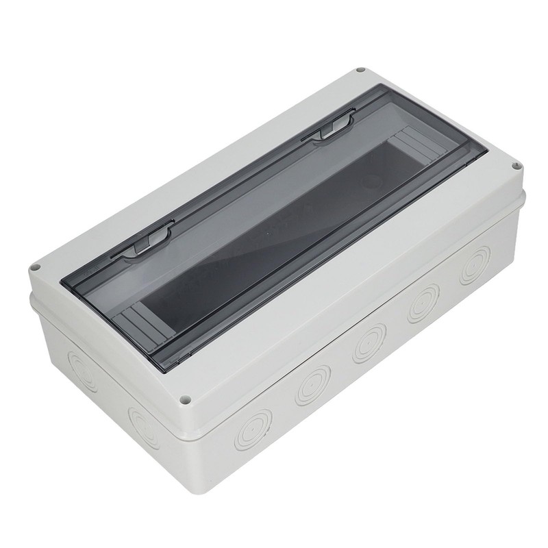 Breaker Box, 18 Way Distribution Protection Box IP65 Waterproof Clear