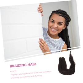 PACKOVE Pre Stretched Crochet Braids Hair Extensions for Women Synthetic Braiding Hair Wig for Stylish Dreadlocks and Senegalese Twists Easy Wear Comfortable Fit