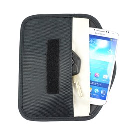 FoRapid Anti RFID Card Holder Waller, GPS RFID Signal Blocker Pouch Case Wallet, Handset Bag Holder Great for Car Keys IDs Cards Passports Phones (Black)