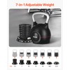 VEVOR Kettlebell, Adjustable Kettlebell with 7 Weight Levels (3.5, 7,