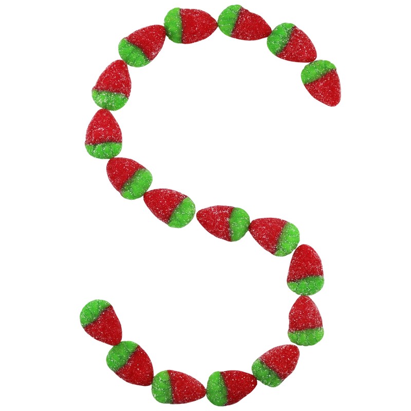 Smarty Stop Sour Whole Strawberry Gummy Candy (2.2 Pound)