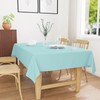 Encasa XO Cotton Canvas Tablecloth | Egg Blue Plain |