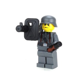 Battle Brick German WW2 Anti-Tank Soldier Custom Minifigure
