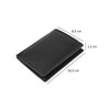 CHARRO Genuine Leather Vertical Wallet for Men and Women, Slim