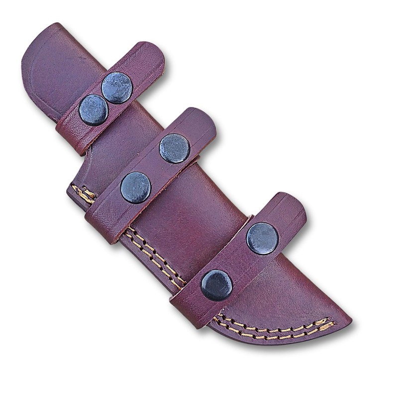 Leather Knife Sheath for Belt,Top Grain Knife Holster, 8 in